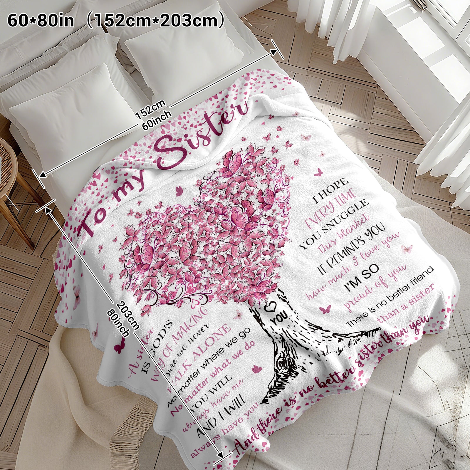 Sweet Memories Blanket for Sisters