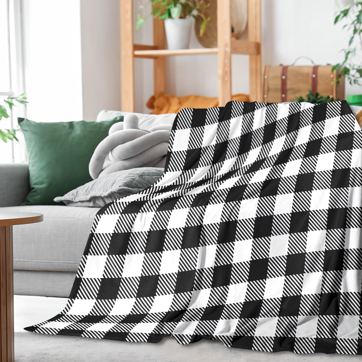 Checkered Pattern Blanket