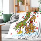 Christmas Tree Custom Fleece Blanket