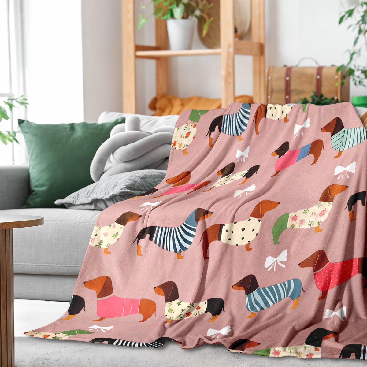 Specific Cozy Dachshund Blanket