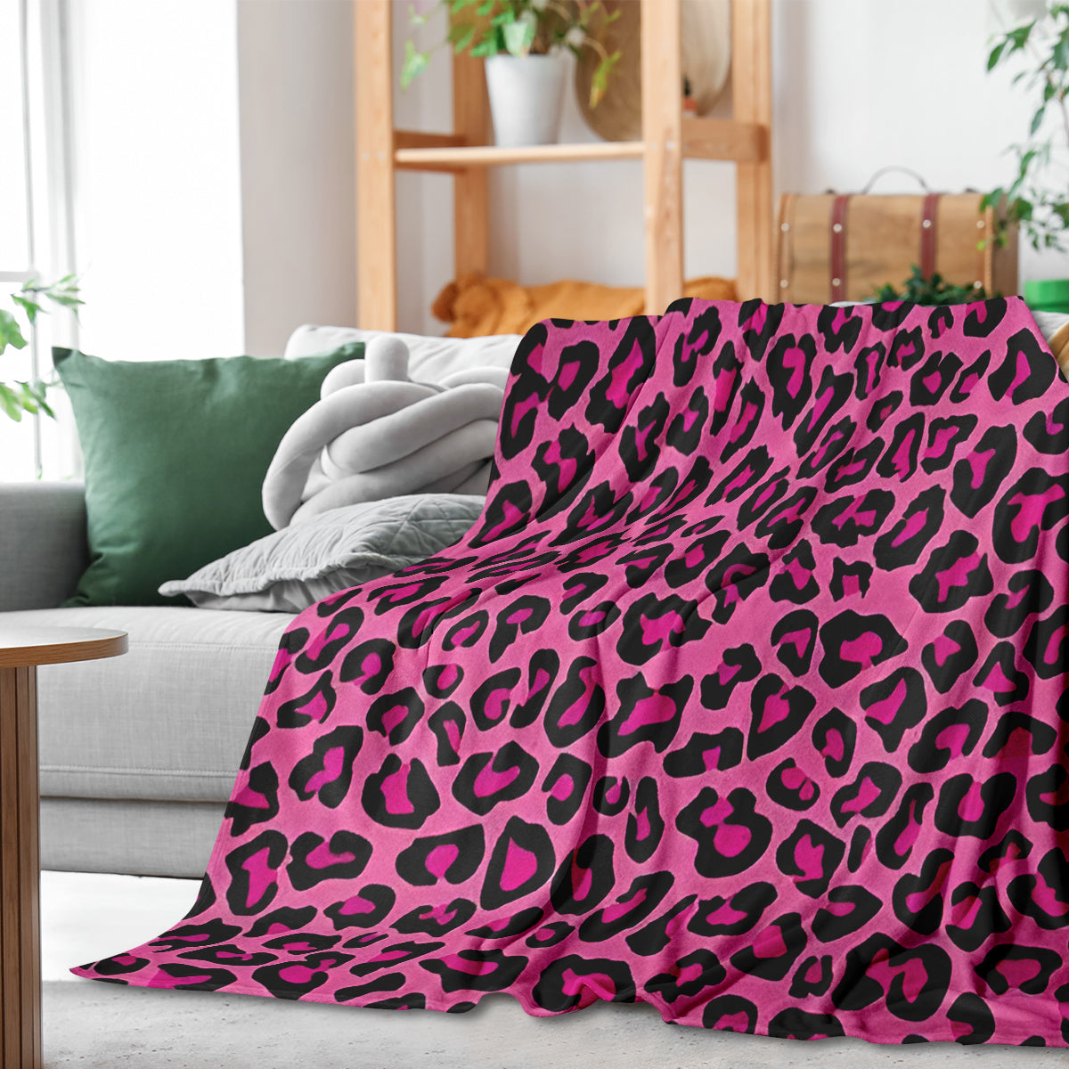 Wild Leopard Print Blanket