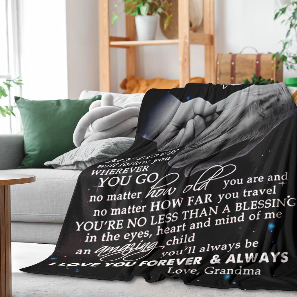 Memorial blanket for Grandson