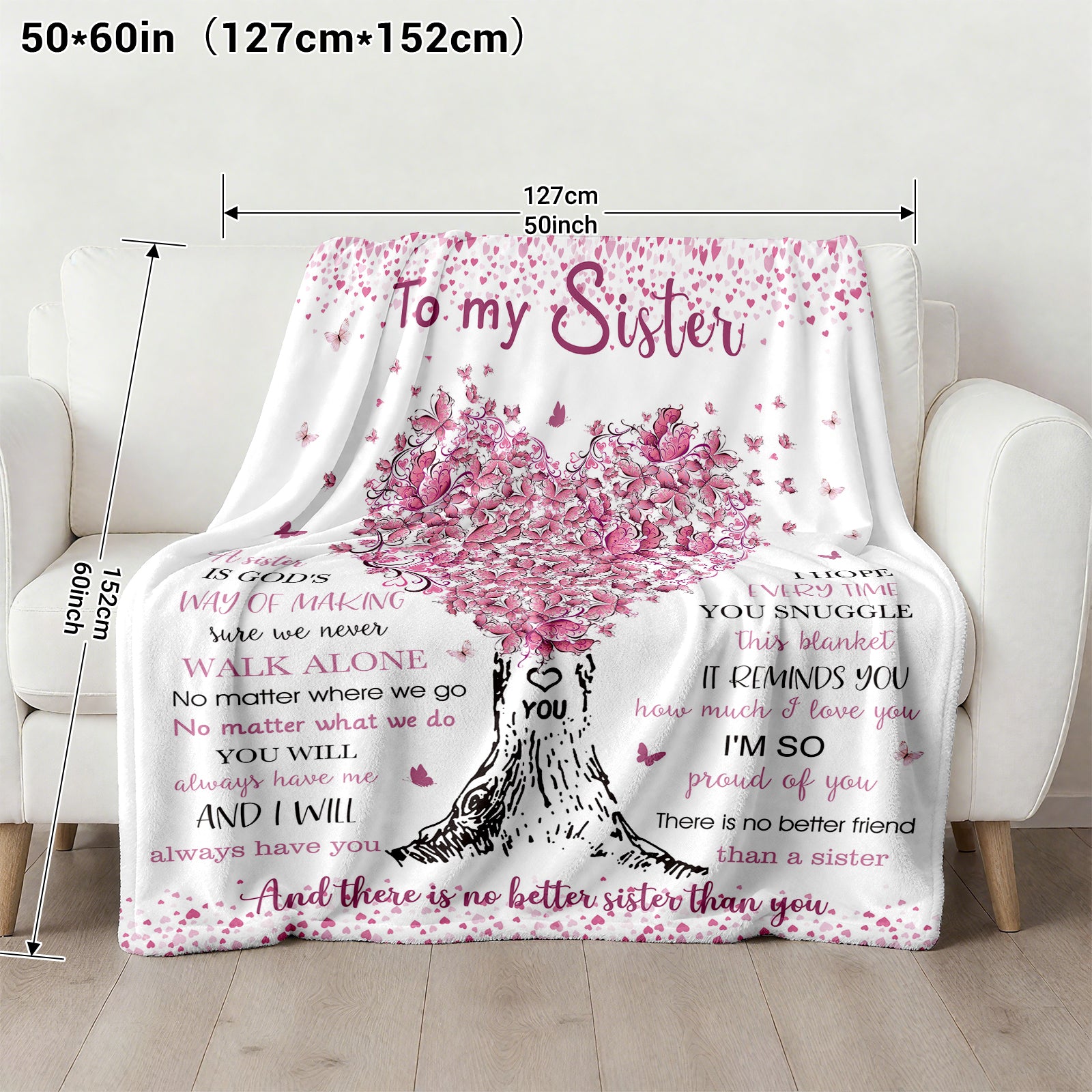 Sweet Memories Blanket for Sisters
