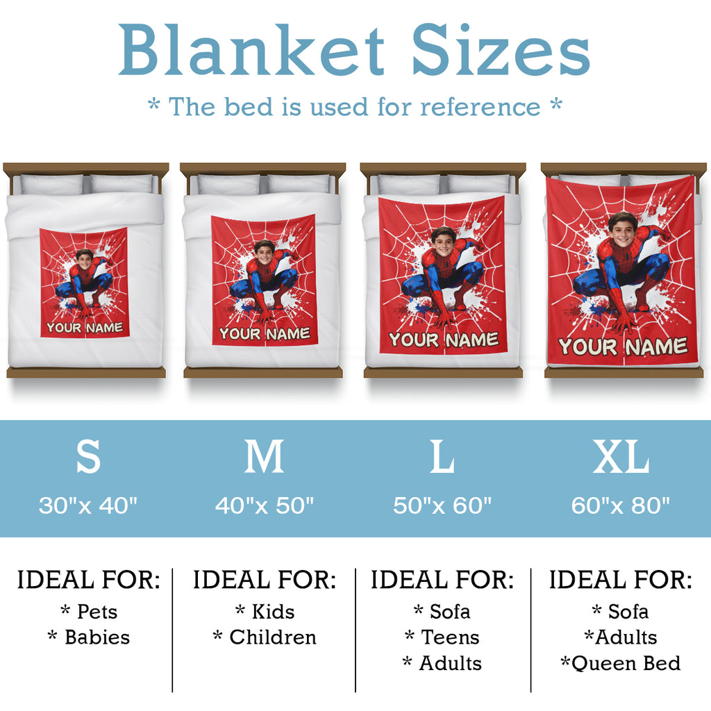 Spider-Man Heroes Custom Blanket