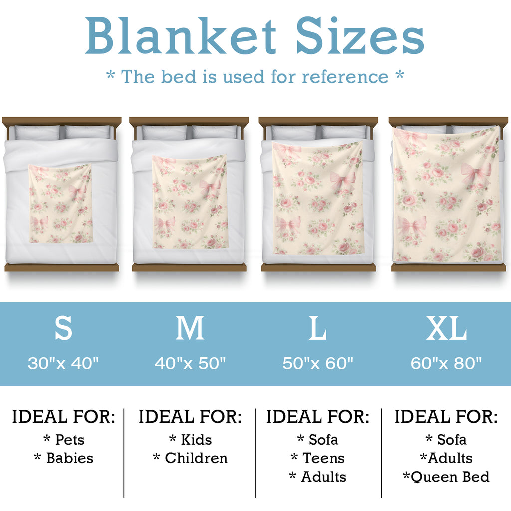 Specific Design Blanket with Bow