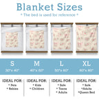 Specific Design Blanket with Bow