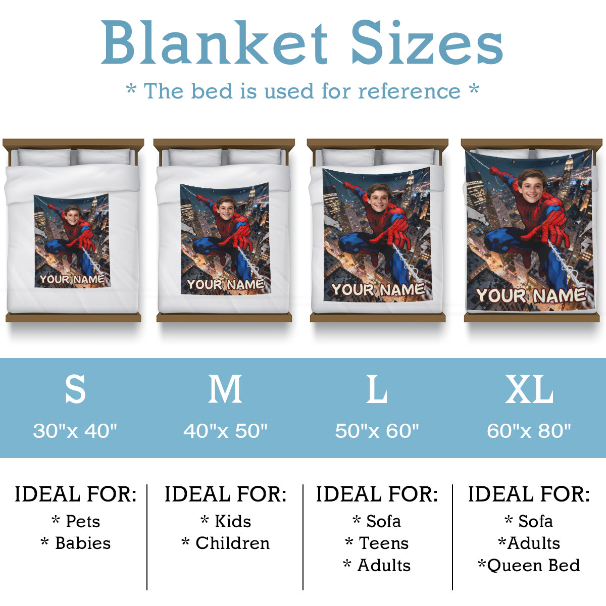 Spider-Man Heroes Custom Blanket