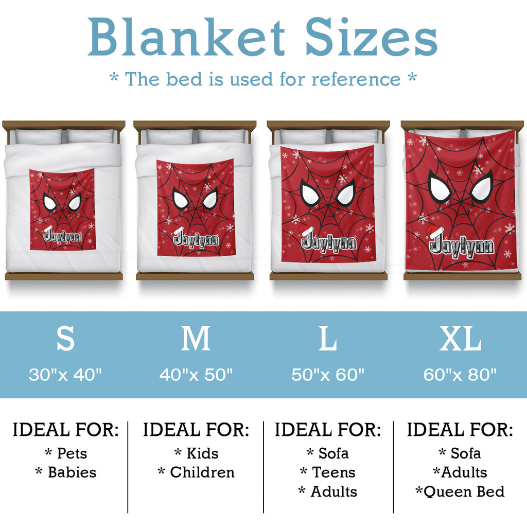 Personalized Spider-Man Blanket