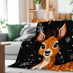 Christmas Reindeer Blanket