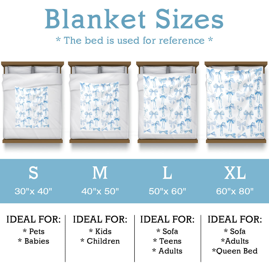 Specific Design Blanket with Bow