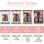 Skeleton Couple Love Blanket – Unique Valentine’s Day Gift for Him & Her