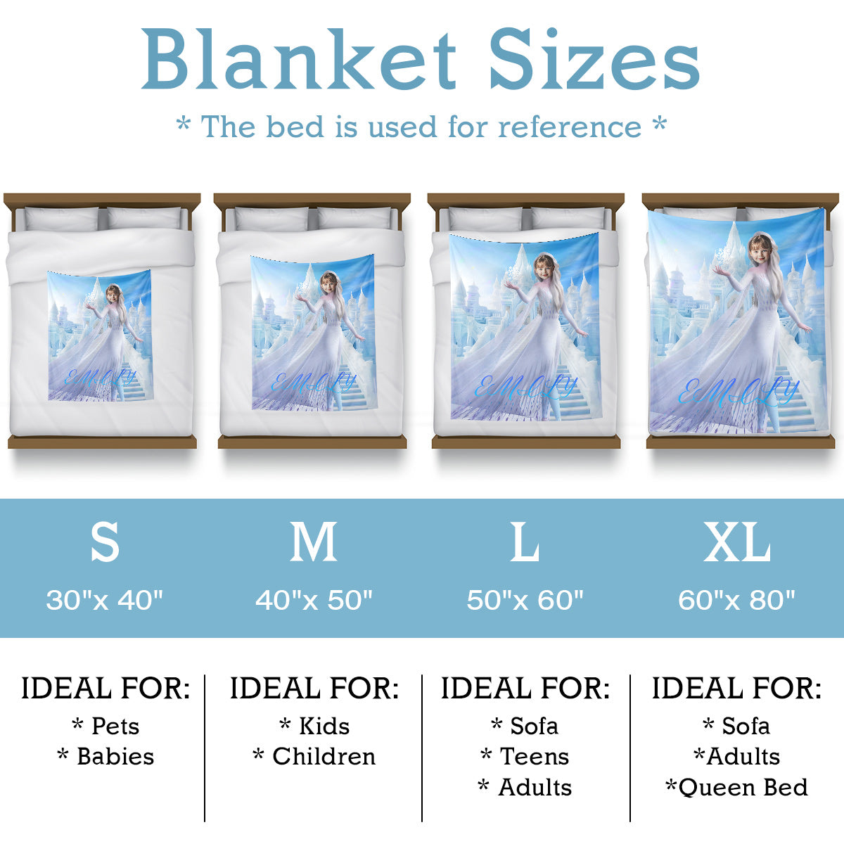Cartoon Dreams Personalized Blankets