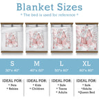 Cozy Christmas Cottage Custom Blanket