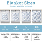 Flower Garden Polyester Blanket