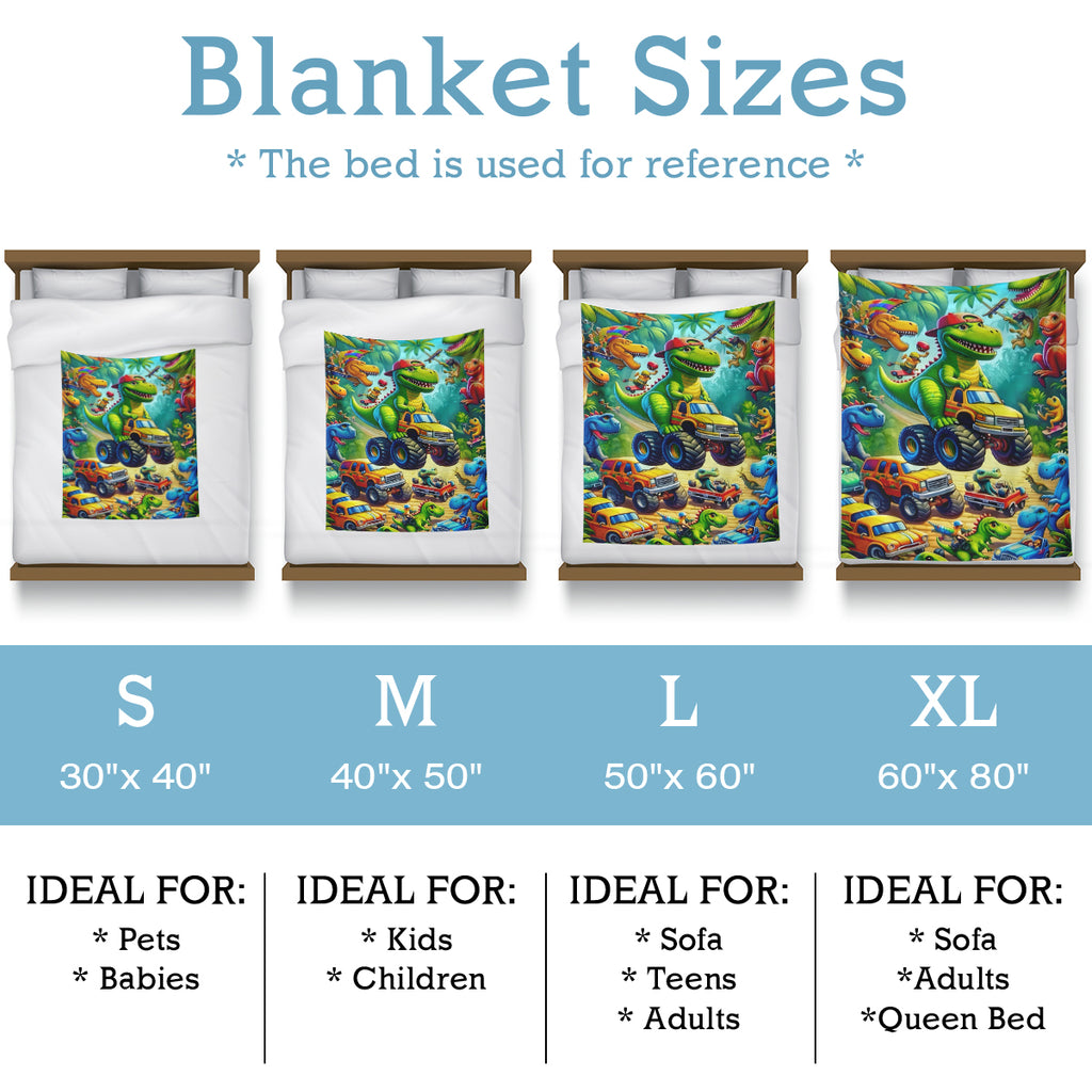 Cartoon Dinosaur Blanket