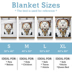 Specific Cozy Polyester Animal Blankets