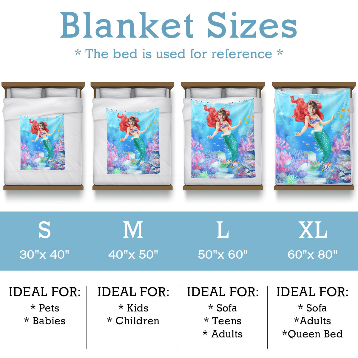 Cartoon Dreams Personalized Blankets