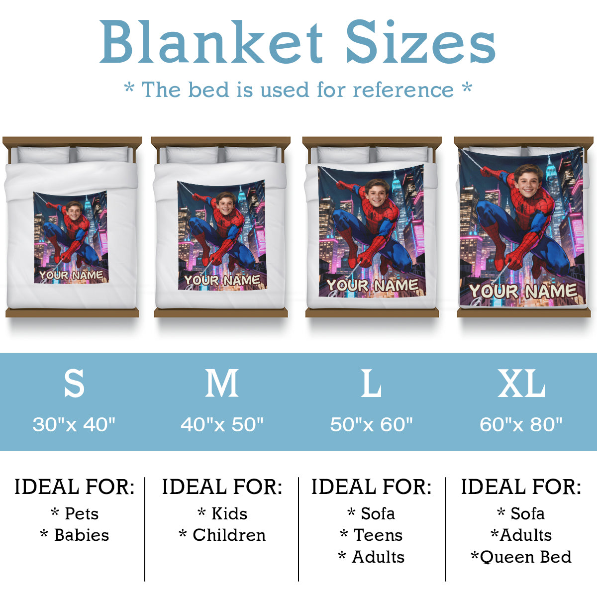 Spider-Man Heroes Custom Blanket