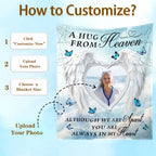 Custom memorial blanket for a loved one