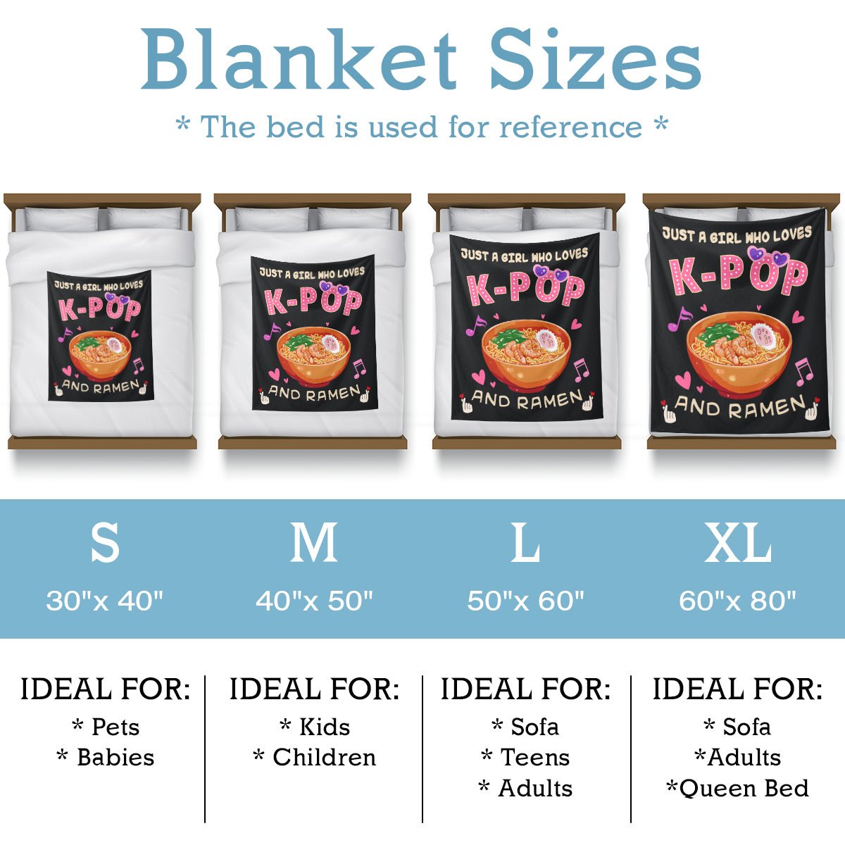 Kpop Fan Love Blanket