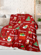Personalized Blanket for Christmas with Name