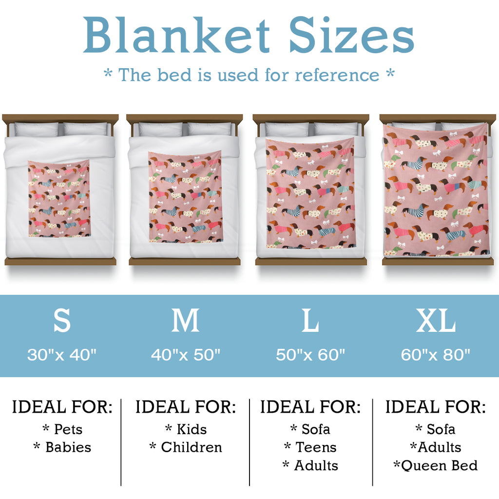 Specific Cozy Dachshund Blanket