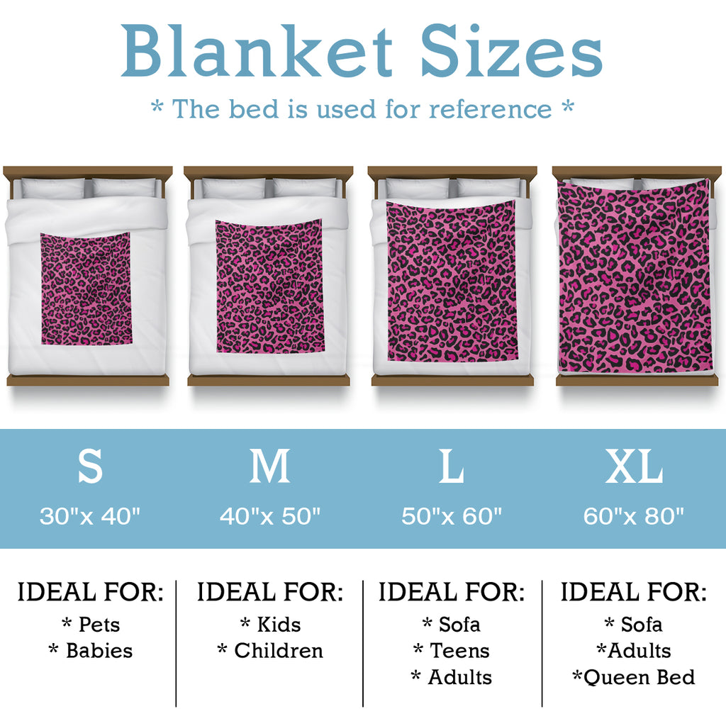 Wild Leopard Print Blanket