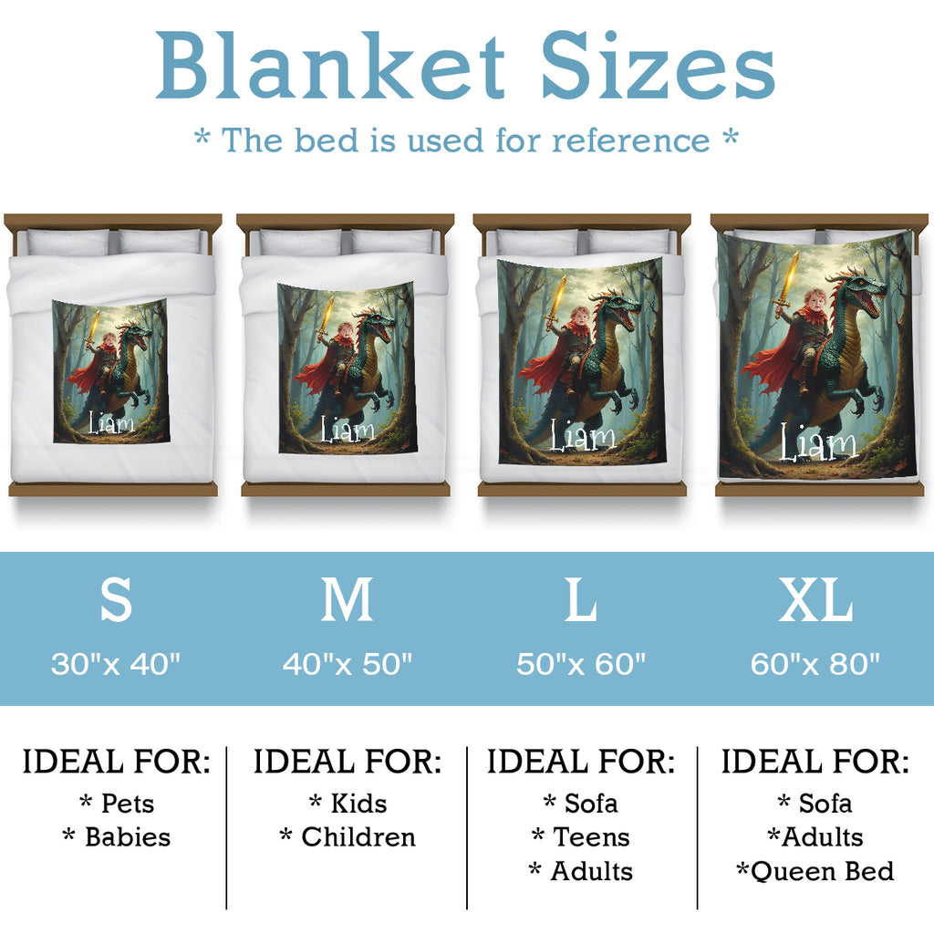 Cartoon Dreams Personalized Blankets