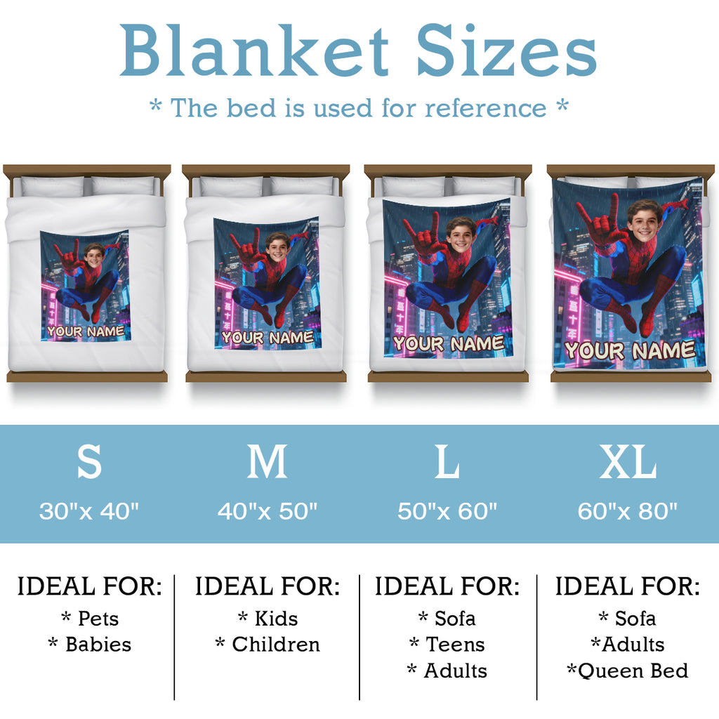 Spider-Man Heroes Custom Blanket