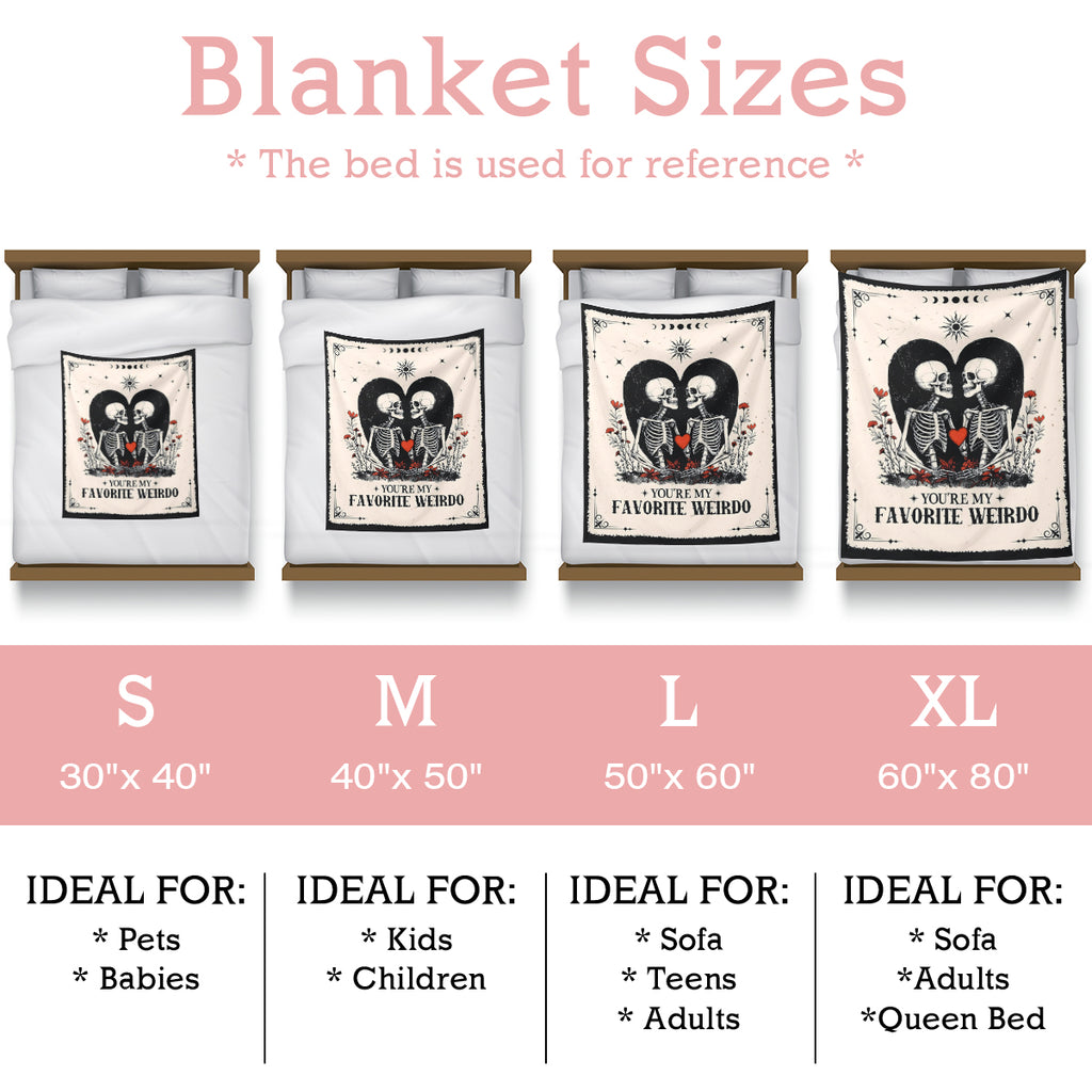 Skeleton Heart Blanket – Special Valentine’s Day Gift for Couples