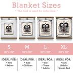 Skeleton Heart Blanket – Special Valentine’s Day Gift for Couples