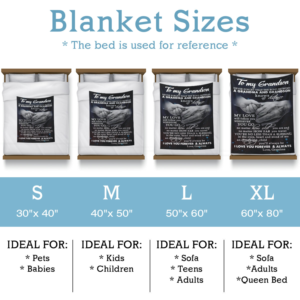 Memorial blanket for Grandson