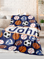 Custom Blankets for Sports Lovers with Name