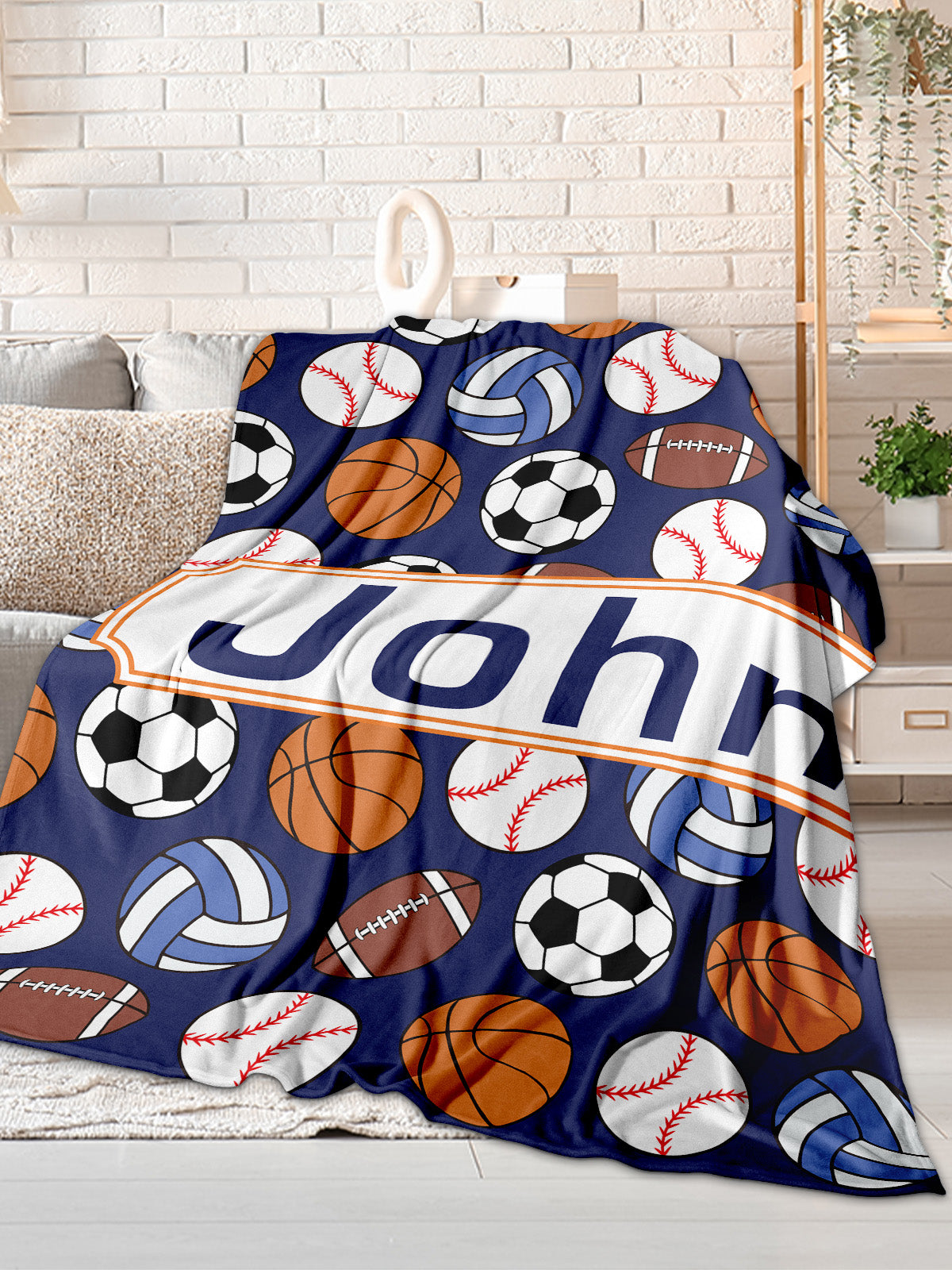 Custom Blankets for Sports Lovers with Name