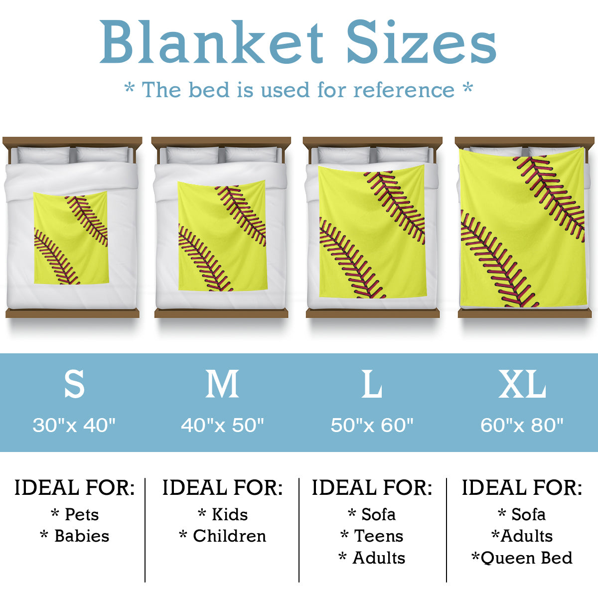 Ball Game Fleece Blankets