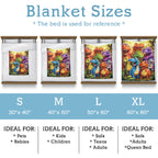 Cartoon Dinosaur Blanket