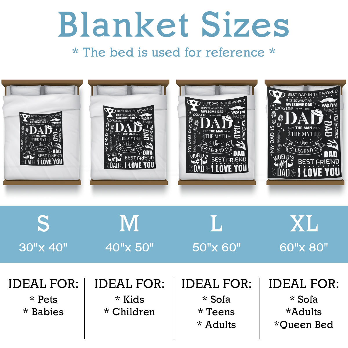 Specific Blanket for Dad
