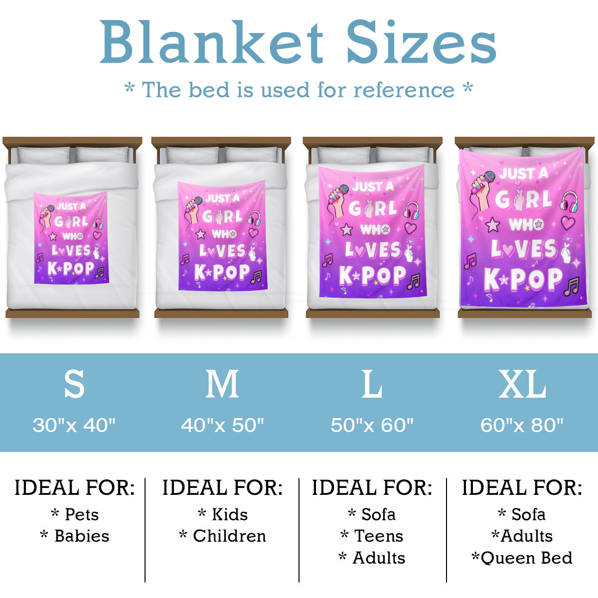 Kpop Vibes Blanket