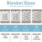 Specific Cozy Polyester Animal Blankets