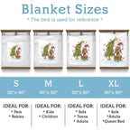 Christmas Tree Custom Fleece Blanket