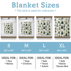 Specific Design Blanket with Christmas Tree