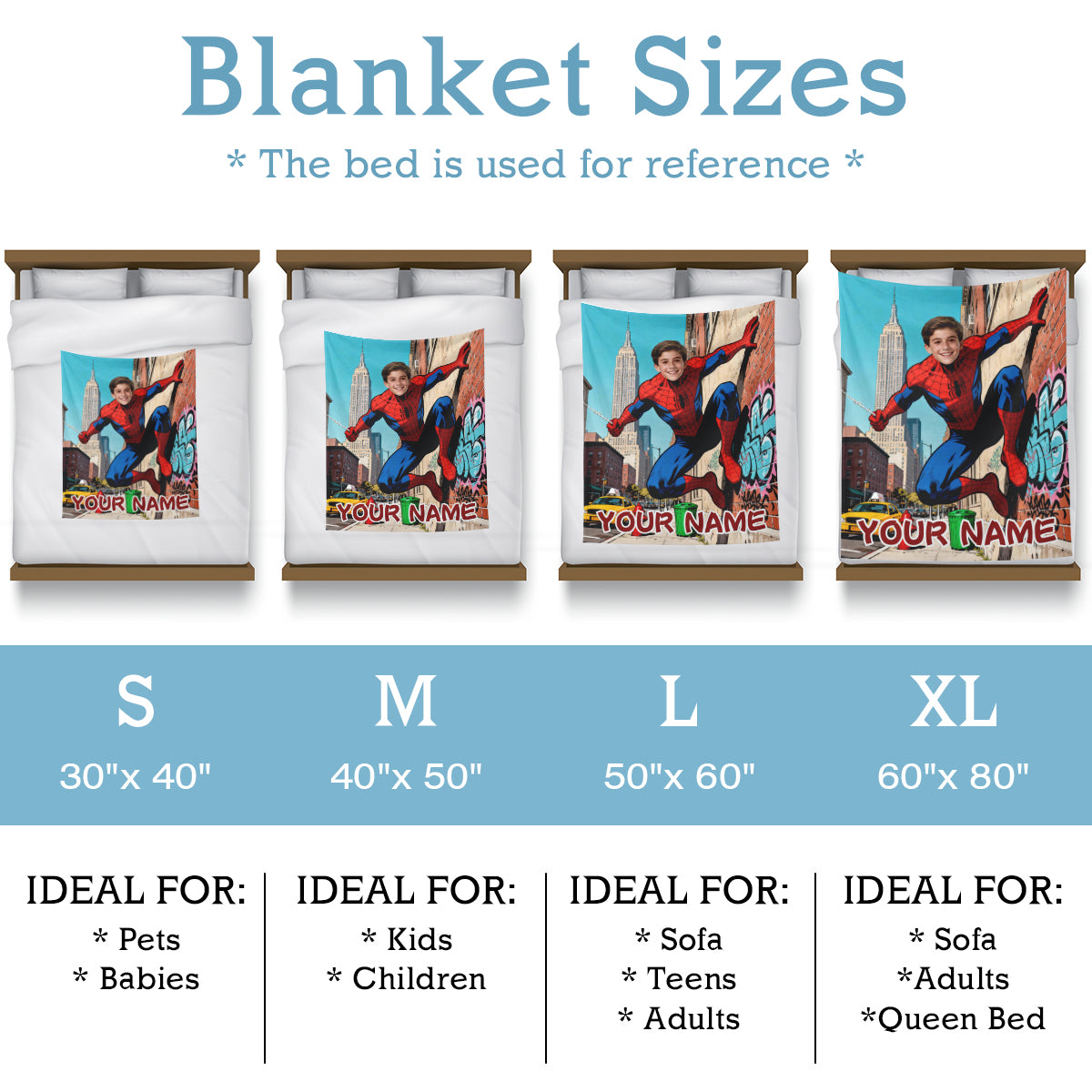 Spider-Man Heroes Custom Blanket