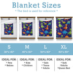 Cartoon Dinosaur Blanket