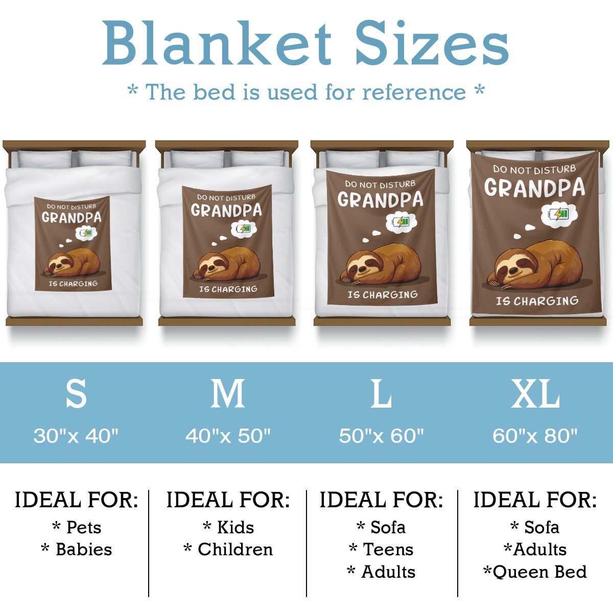 Specific Blanket for Grandpa