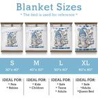 Merry Santa Claus Christmas Blanket