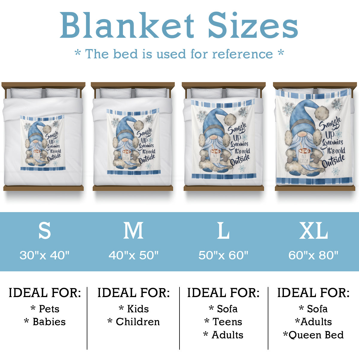 Merry Santa Claus Christmas Blanket
