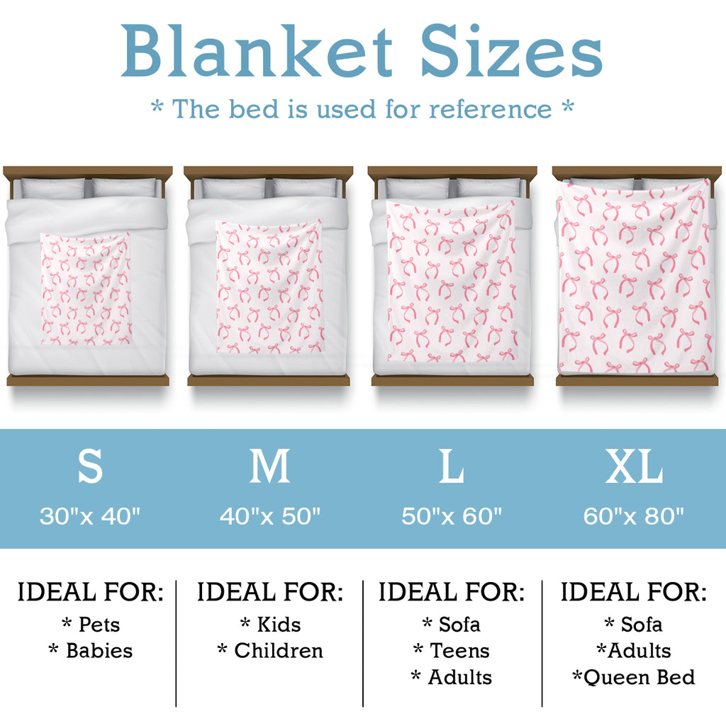 Specific Design Blanket with Bow