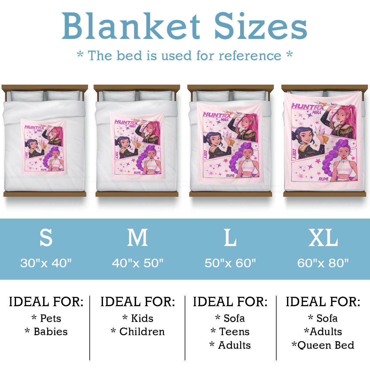 Kpop Stars Fleece Blanket