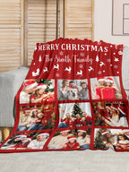 Personalized Blanket for Christmas with Photos
