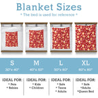 Sweet Gingerbread Man Christmas Blanket